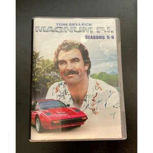Magnum P.I. Seasons 5-8 DVD Box Set Tom Selleck 18-Disc Collection 80s TV Series